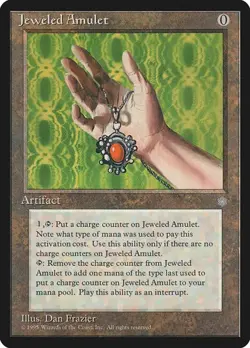 Jeweled Amulet Ice Age LP MTG - Image 1