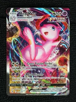Secret - Mew VMAX Pokemon Sword & Shield Fusion Strike #269 - Image 1