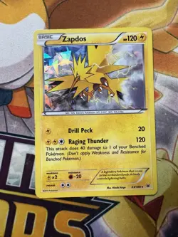 Zapdos 23/108 Cracked Ice Holo, Roaring Skies, Pokemon, MP - Image 1