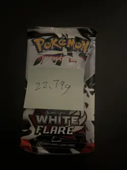 Very Heavy! 22.79g Pokemon TCG SV10.5 White Flare Booster Pack Sealed! - Image 3