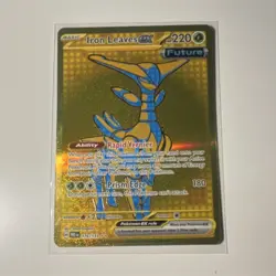 Pokemon TCG Iron Leaves EX 176/131 Sv: Prismatic Evolutions Hyper Rare Holo 220… - Image 1