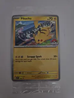 Pokemon TCG Pikachu World Championship 2024 Sealed Black Star Promo - Image 1
