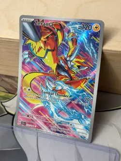 MINT – NM ~ Zeraora Illustration Rare Surging Sparks 151/142 Pokemon TCG Card - Image 2