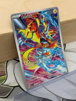 MINT – NM ~ Zeraora Illustration Rare Surging Sparks 151/142 Pokemon TCG Card - Image 3