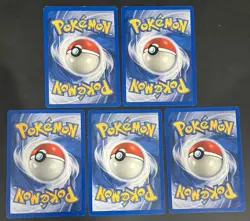 Pokemon TCG WOTC Gym Heroes Lot Of 5 Misty’s Psyduck, Poliwag, Seel, Staryu - Image 2