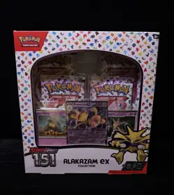 Pokemon TCG: Scarlet & Violet-151 Alakazam ex Collection Booster Box 820650855269 - Image 1