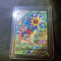 Pokemon TCG Starmie v Astral Radiance Holo Ultra Rare Full Art TG13/TG30. - Image 1