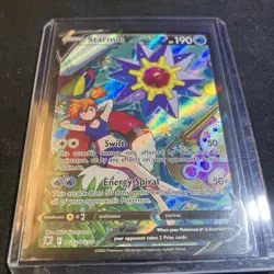 Pokemon TCG Starmie v Astral Radiance Holo Ultra Rare Full Art TG13/TG30. - Image 2