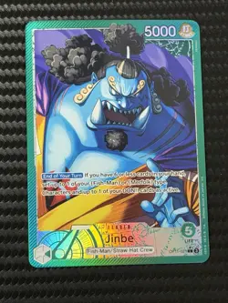 Jinbe Leader Alternate Art OP11-021 One Piece TCG A Fist of Divine Speed Foil NM - Image 1
