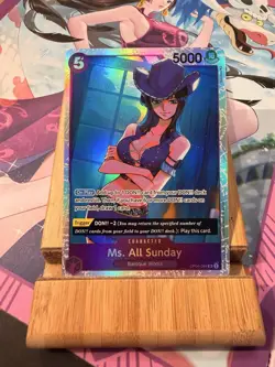 One Piece TCG Ms. All Sunday SR OP04-064 JP Kingdoms of Intrigue Near Mint - Image 1