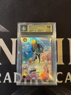 2025 One Piece Royal Blood - Sanji Alternative Art SP ST14-003 - BGS 10 Pristine - Image 1