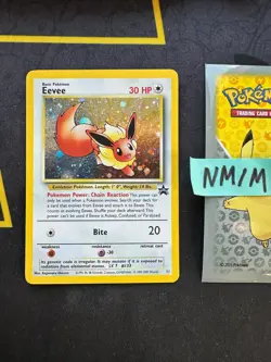 Pokemon Card Eevee Black Star Promo WOTC Vintage 11 060 💎NM💎 - Image 1