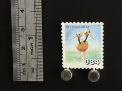 Doduo Pokemon Stamp Card Japanese Shogakukan Nintendo Game Anime TCG C - Image 2