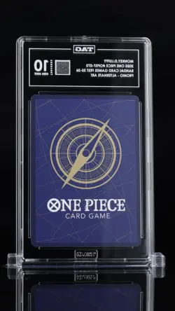 2025 ONE PIECE BANDAI CARD GAMES FEST #073 MONKEY D. LUFFY TAG 10 LIKE PSA - Image 2