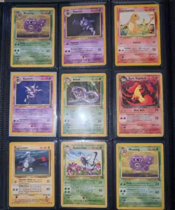 Pokemon Binder Card Lot DMG & HP - Vintage WOTC, Holo, Reverse - 59 Cards - Image 2