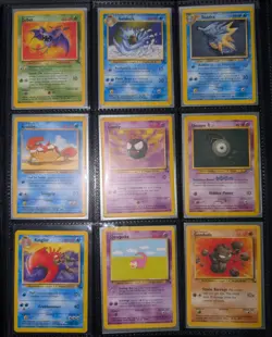 Pokemon Binder Card Lot DMG & HP - Vintage WOTC, Holo, Reverse - 59 Cards - Image 5