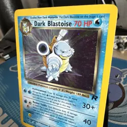 Dark Blastoise - 3/82 - Pokemon Team Rocket Unlimited Holo Rare Card WOTC LP - Image 2
