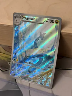 MINT – NM ~ Dragonair Illustration Rare Pokemon 151 181/165 Pokemon TCG Card - Image 2