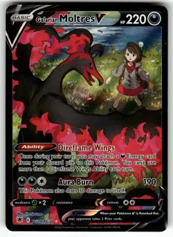 Galarian Moltres V TG20/TG30 Astral Radiance Trainer Gallery NM Pokemon Card - Image 1