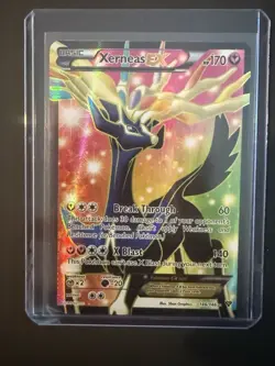 Pokemon TCG Xerneas-Ex Holo Full Art Ultra Rare Card XY 146/146 - Image 2