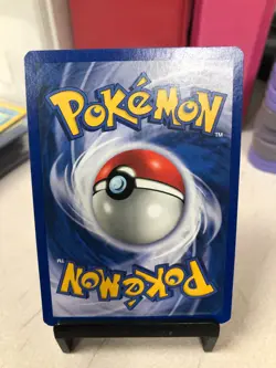 2000 Unlimited Jumpluff 9/64 Double Holo Pokemon Card Heavy Played - Image 2