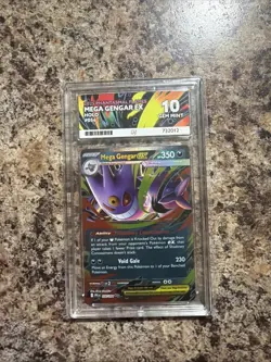 Ace Grading Pokemon TCG Mega-Gengar-EX Phantom Forces Holo Rare Card - Image 1