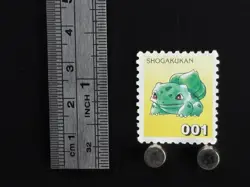 Bulbasaur Pokemon Stamp Card Japanese Shogakukan Nintendo Game Anime TCG C - Image 2