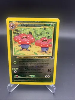 Vileplume Southern Islands English Pokemon TCG Card 17/18 Holo Rare MP - Image 1
