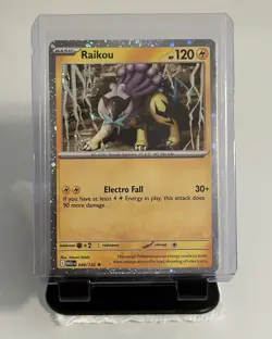Pokemon Raikou (Cosmo Holo) 048/132 Mega Evolution Promo Card NM/M - Image 1