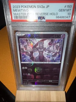 Pokemon TCG Mewtwo 150/165 Scarlet & Violet 151 Rare Holo Card NM Condition - Image 1