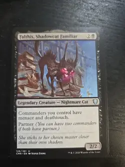 Falthis, Shadowcat Familiar NM English MTG - Commander Legends 126/361 - Image 1