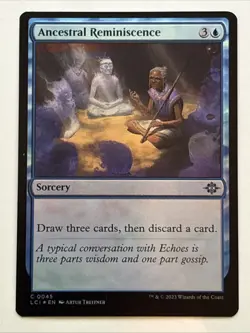 MTG The Lost Caverns of Ixalan Ancestral Reminiscence Foil 0045 NM - Image 1