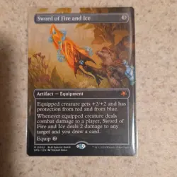 Magic: The Gathering Sword of Fire and Ice Artifact BLB Special Guest Volkan Ba… - Image 1