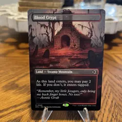 Magic The Gathering Blood Crypt (Borderless) Lorwyn Eclipsed Regular Rare 0349 - Image 1
