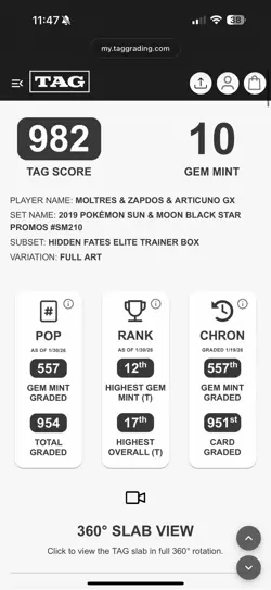 POKEMON MOLTRES & ZAPDOS & ARTICUNO GX PROMO SM210 In A TAG 10 -982! - Image 3