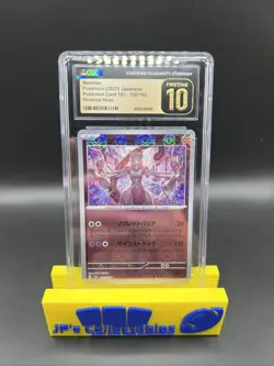 2023 Pokemon Japanese 151 Mewtwo #150 Reverse Holo CGC Pristine 10 - Image 1