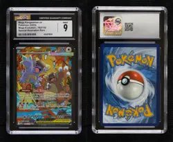 Mega Kangaskhan ex Special Illustration Rare Pokemon Evolution MEG CGC 9 Mint - Image 3
