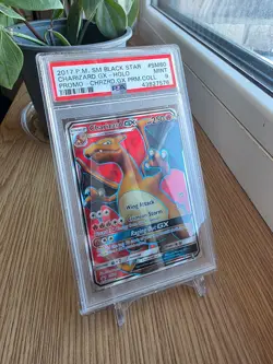 2017 POKEMON BLACK STAR PROMO SM60 FULL ART/CHARIZARD GX CHARIZARD GX Mint PSA 9 - Image 2