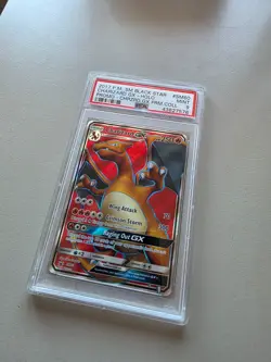 2017 POKEMON BLACK STAR PROMO SM60 FULL ART/CHARIZARD GX CHARIZARD GX Mint PSA 9 - Image 4