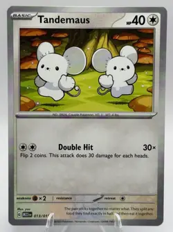 Tandemaus 13/15 McDonald's 2023 Pokemon Match Battle Promo M23en Pokemon - LP/NM - Image 1