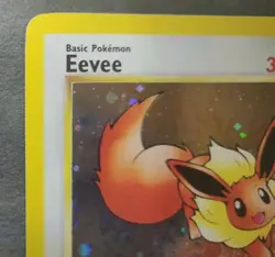 Holographic WOTC Black Star Promotional Pokemon Card: Eevee #11 - Image 2