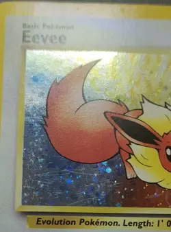 Holographic WOTC Black Star Promotional Pokemon Card: Eevee #11 - Image 4