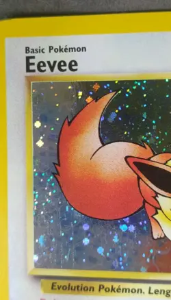 Holographic WOTC Black Star Promotional Pokemon Card: Eevee #11 - Image 5