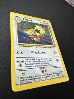 1999 Pokemon Pidgeot Jungle 8/64 Holo Rare No Set Symbol Error - Image 4