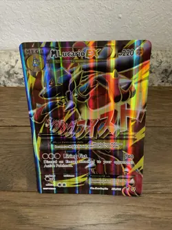 Pokemon TCG M Lucario EX Pokemon Promos 55a/111 JUMBO Mint - Image 1