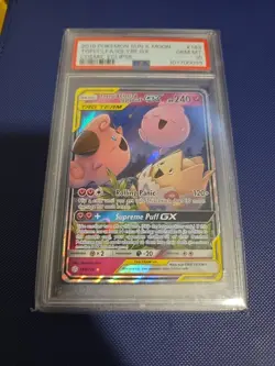 PSA 10 TOGEPI & CLEFFA & IGGLYBUFF GX 143/236 COSMIC ECLIPSE POKEMON - Image 1