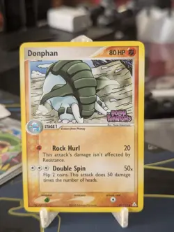 Pokemon TCG Donphan Holon Phantoms Reverse Holo Stamped MP 40/110 (2006) - Image 2