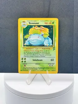 Pokemon TCG Venusaur Holo Clean 18/130 Base Set 2 WOTC Unlimited 2000 - MP Rare - Image 3