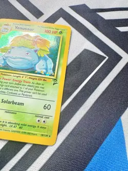 Pokemon TCG Venusaur Holo Clean 18/130 Base Set 2 WOTC Unlimited 2000 - MP Rare - Image 5
