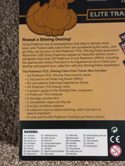 Shining Fates Elite Trainer Box ETB Pokemon TCG - Image 3